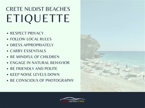 Naturist Beach Etiquette